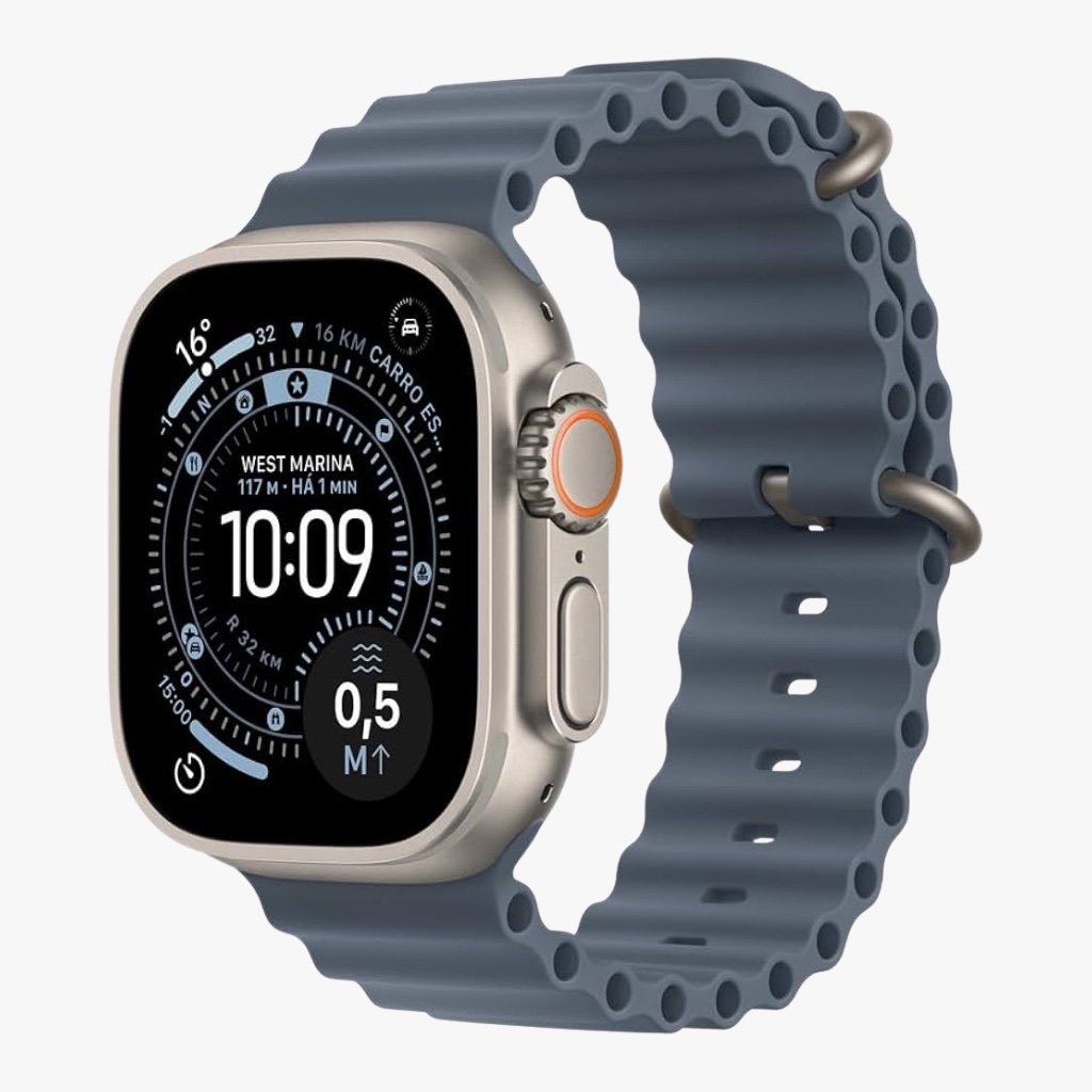 Apple Watch Ultra 3 49MM Ocean Band 64GB Titânio natural
